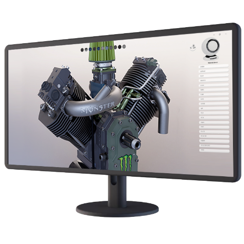 Image visualise your 3D projects in real-time